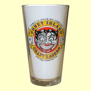 Coney Island Craft Lagers by Shmaltz Brewing — wanted glass reference photograph