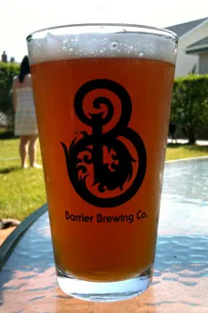 Barrier Brewing — wanted glass reference photograph